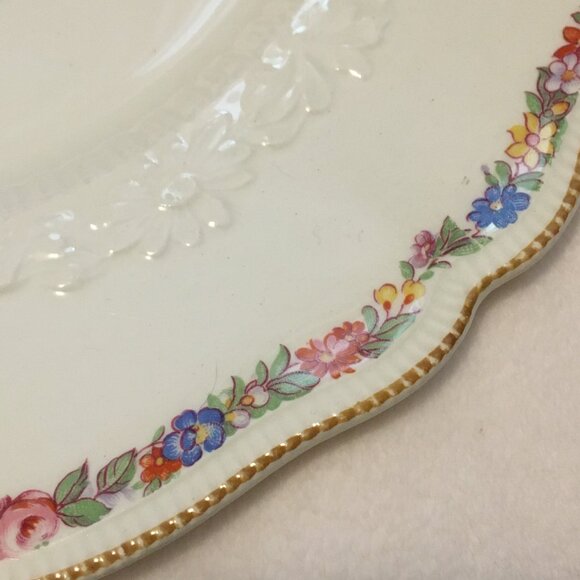 Vintage Old Staffordshire Johnson Bros England MARLOW Dinner Plate #1 - Picture 10 of 11